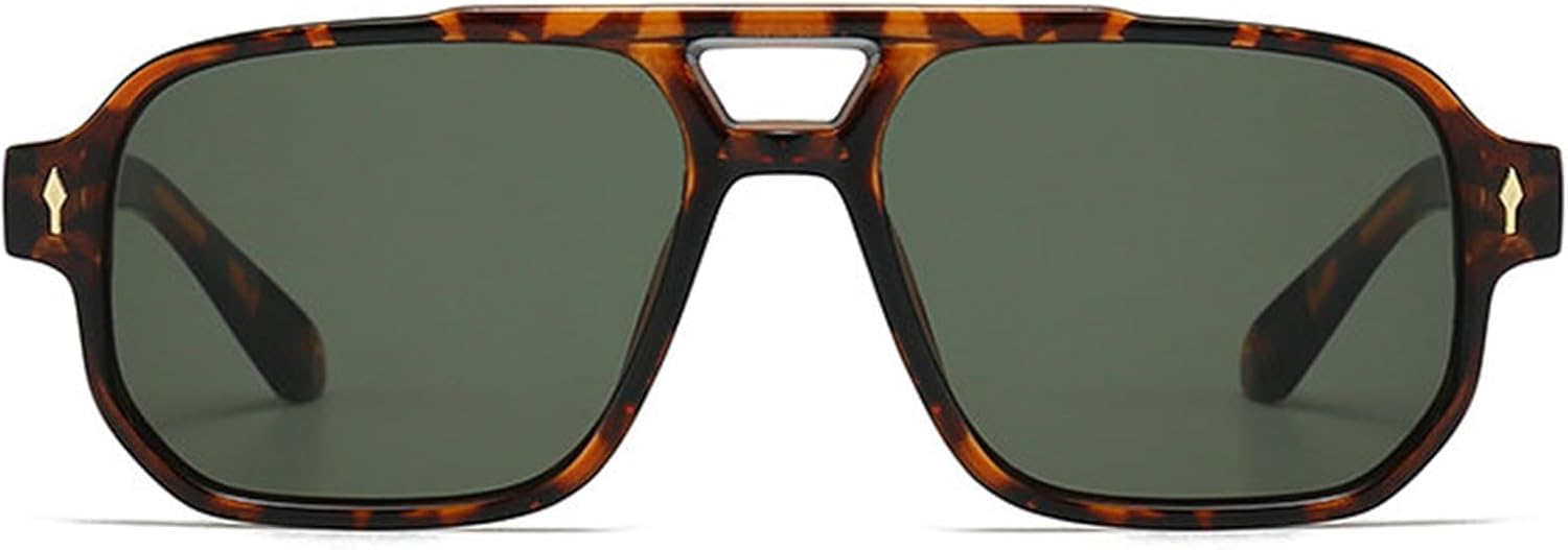 Солнцезащитные очки Helena Retro Square Pilot для женщин и мужчин, с двойным лучом, в стиле 70-х, увеличенного размера, винтажные, прямоугольные, с защитой от УФ-излучения UV400, C8
Солнцезащитные очки Helena Retro Square Pilot для женщин и мужчин, с двойным лучом, в стиле 70-х, увеличенного размера, винтажные, прямоугольные, с защитой от УФ-излучения UV400, C8