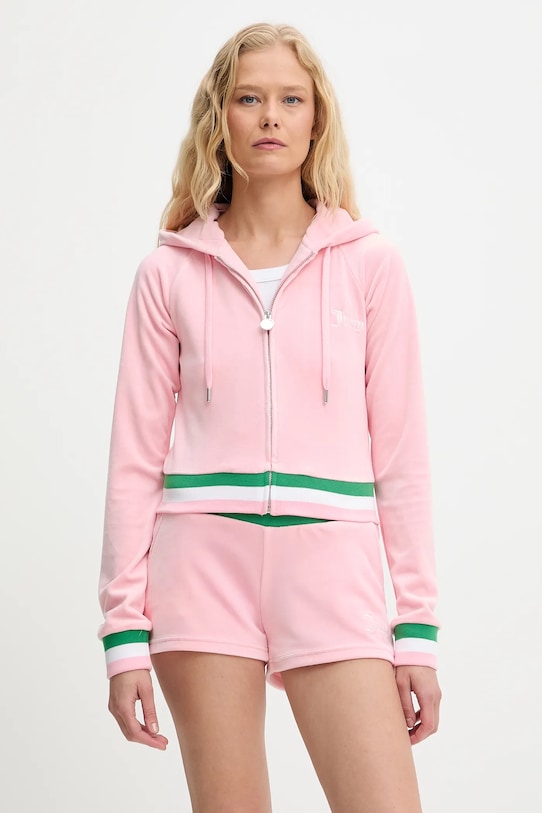 Толстовка VELOUR CROPPED STRIPE HOODIE Juicy Couture, розовый
Толстовка VELOUR CROPPED STRIPE HOODIE Juicy Couture, розовый