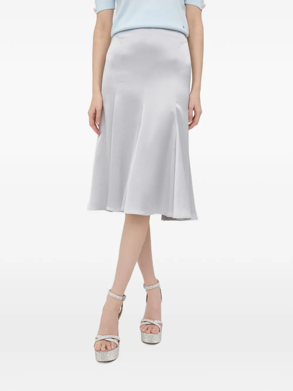 Расклешенная миди-юбка Trussardi, серый
Расклешенная миди-юбка Trussardi, серый