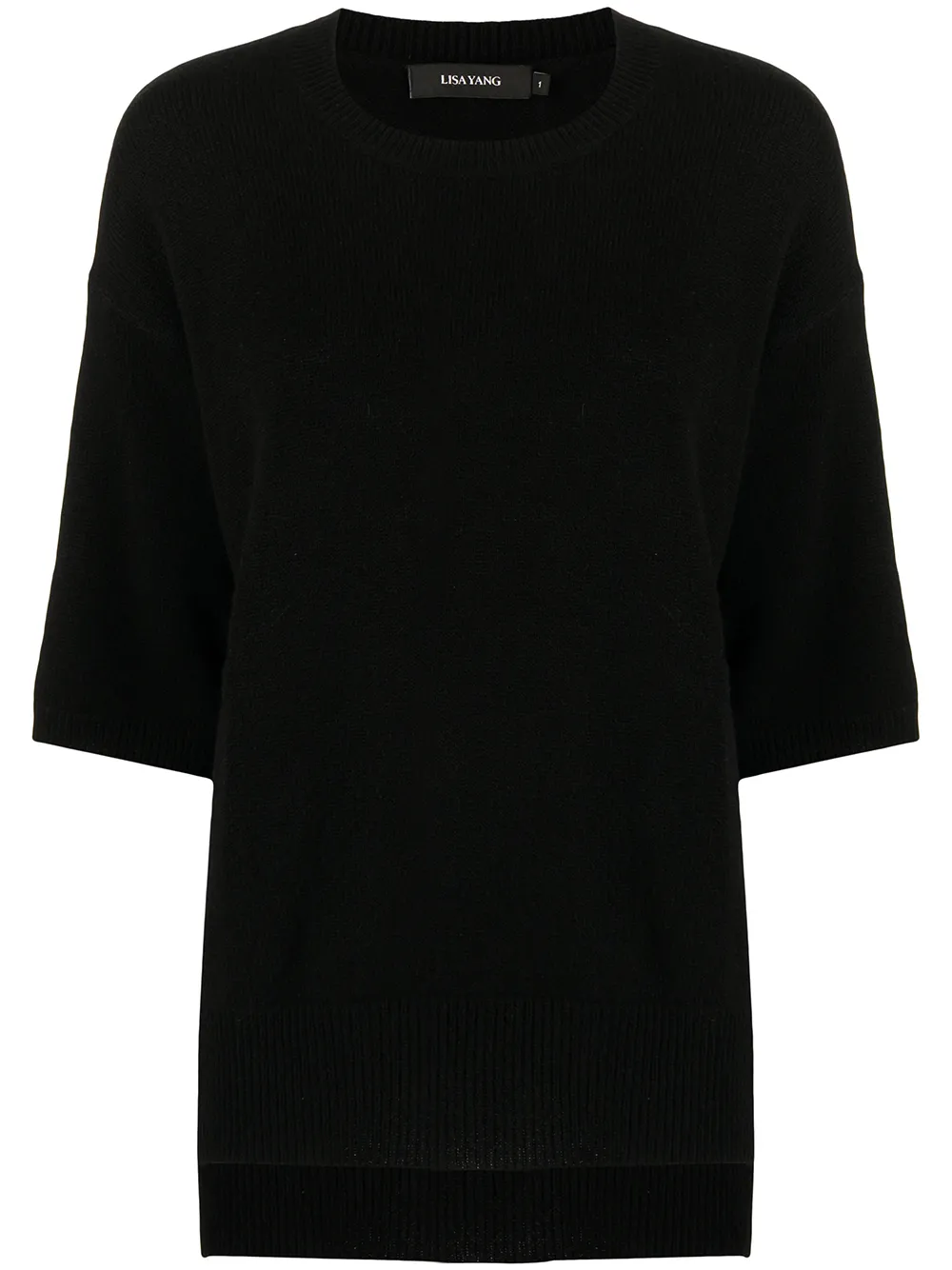Кашемировый топ с короткими рукавами Lisa Yang, черный
Кашемировый топ с короткими рукавами Lisa Yang, черный