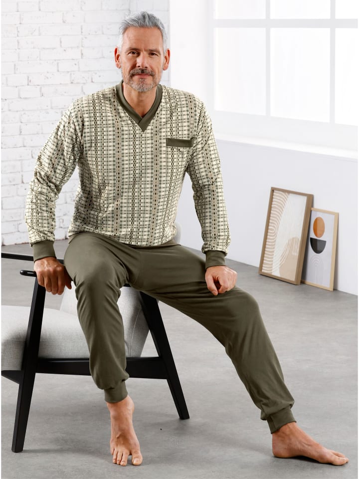 Götting Пижама цвета хаки с принтом
Götting Пижама цвета хаки с принтом