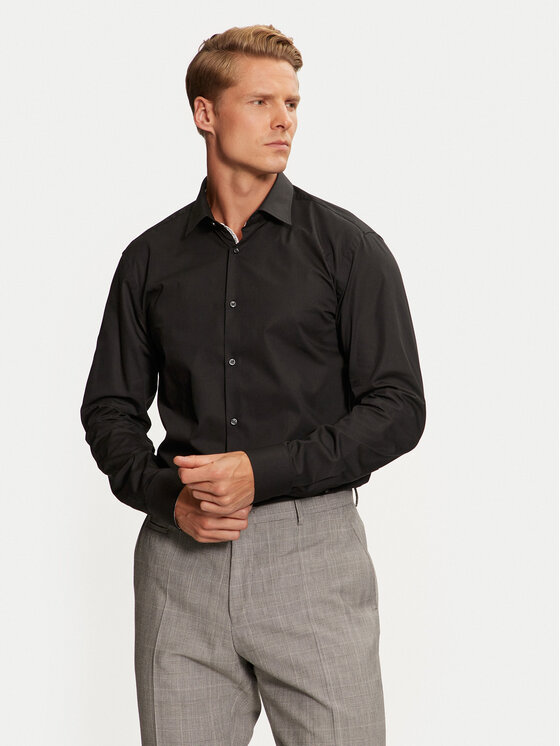Рубашка стандартного кроя Hugo, черный
Рубашка стандартного кроя Hugo, черный