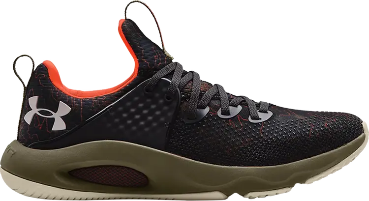 Кроссовки Under Armour HOVR Rise 3 Printed Tent Jet Grey, черный 
Кроссовки Under Armour HOVR Rise 3 Printed Tent Jet Grey, черный