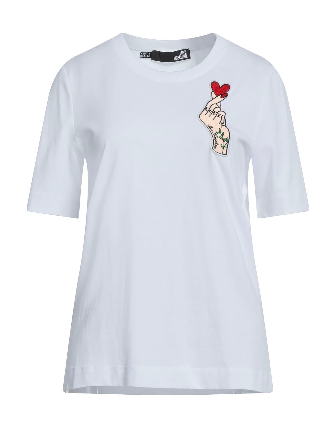 Футболка Love Moschino, белый 
Футболка Love Moschino, белый