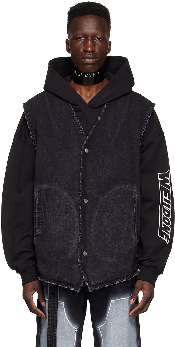 Черный джинсовый жилет We11done
Черный джинсовый жилет We11done