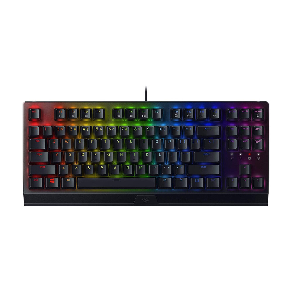 Игровая клавиатура Razer BlackWidow V3 TKL (Green Switch), черный, английская раскладка
Игровая клавиатура Razer BlackWidow V3 TKL (Green Switch), черный, английская раскладка