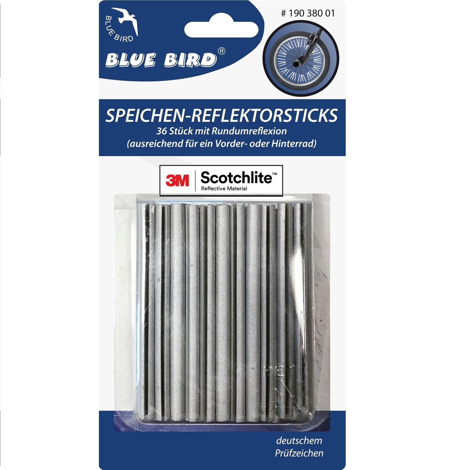 Рефлекторы для спиц Стержни для спиц 3M Scotchlite 36 штук серебро BLUE BIRD
Рефлекторы для спиц Стержни для спиц 3M Scotchlite 36 штук серебро BLUE BIRD