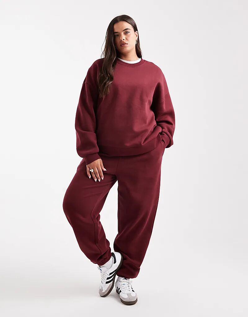 Спортивные брюки Curve Ultimate с манжетами и защипом от ворса в бордовом цвете от ASOS DESIGN
Спортивные брюки Curve Ultimate с манжетами и защипом от ворса в бордовом цвете от ASOS DESIGN