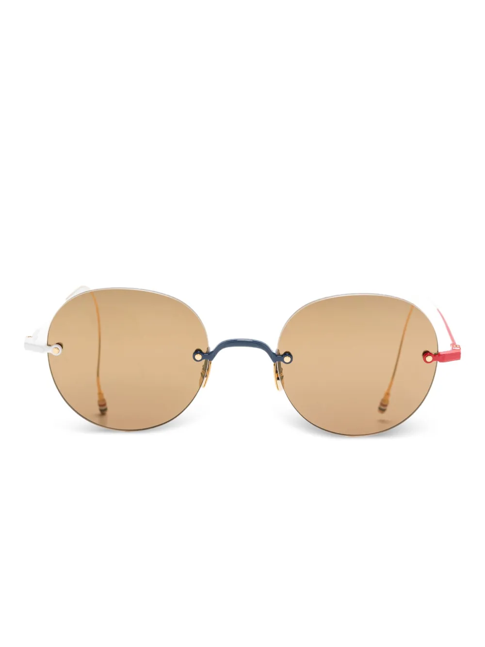 Солнцезащитные очки без оправы Thom Browne Eyewear, синий
Солнцезащитные очки без оправы Thom Browne Eyewear, синий