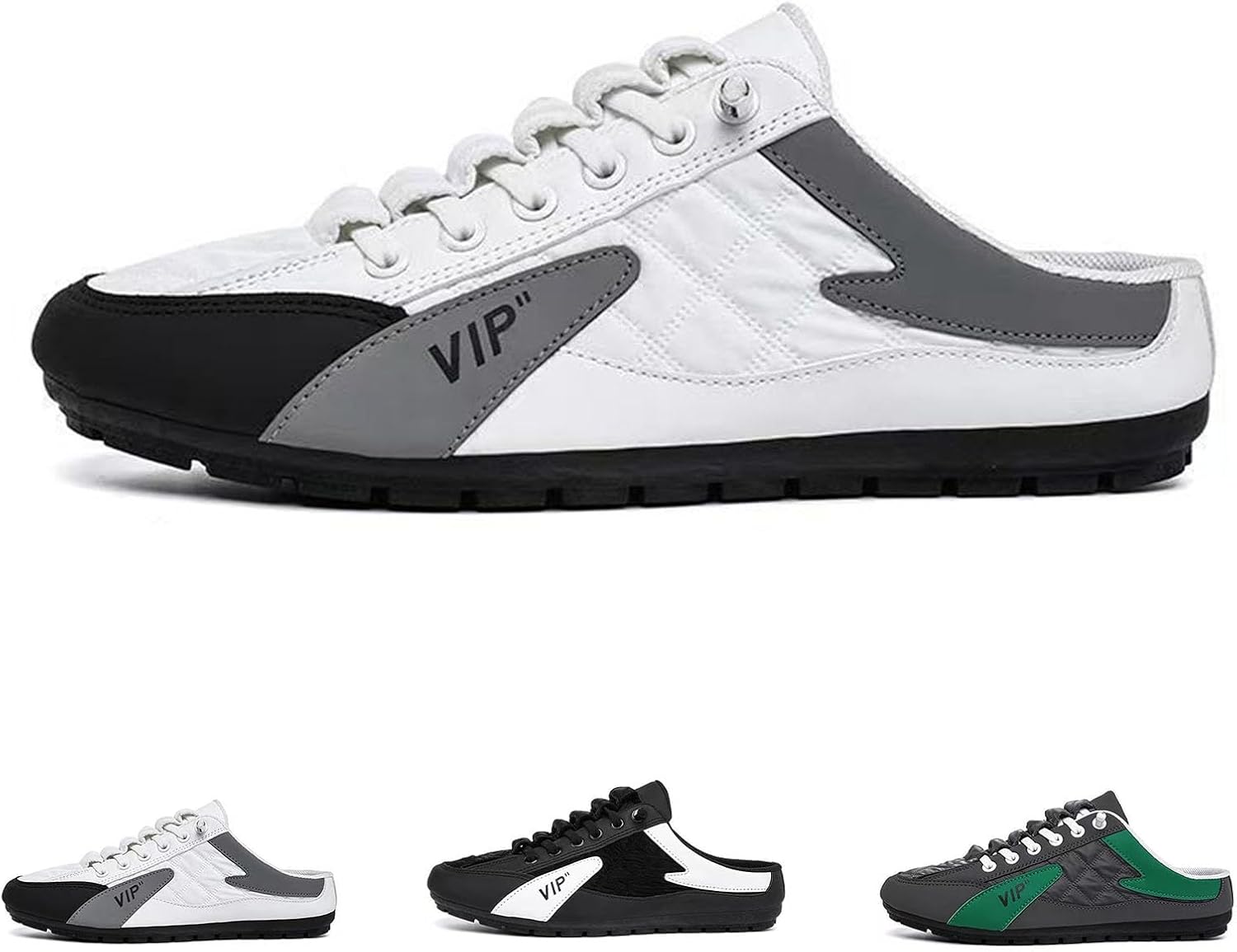 Мужские слипоны-мюли без задника, противоскользящие прогулочные кроссовки - легкие дышащие повседневные спортивные туфли для вождения и путешествий Generic, серый
Мужские слипоны-мюли без задника, противоскользящие прогулочные кроссовки - легкие дышащие повседневные спортивные туфли для вождения и путешествий Generic, серый