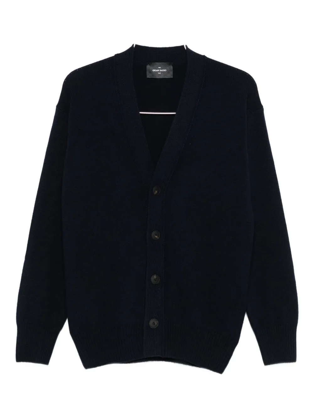 Шерстяной кардиган на пуговицах Gran Sasso, синий
Шерстяной кардиган на пуговицах Gran Sasso, синий