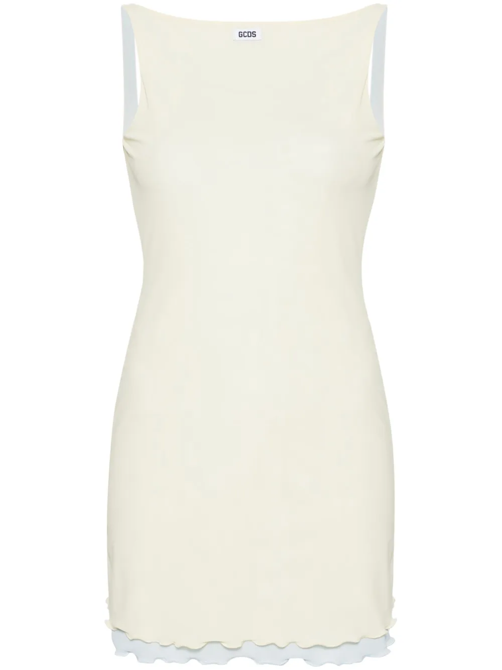 Многослойное платье мини GCDS, желтый
Многослойное платье мини GCDS, желтый