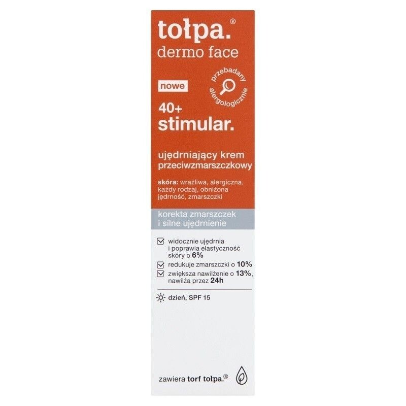 Tołpa Dermo Face Stimular 40+ дневной крем для лица, 40 ml
Tołpa Dermo Face Stimular 40+ дневной крем для лица, 40 ml