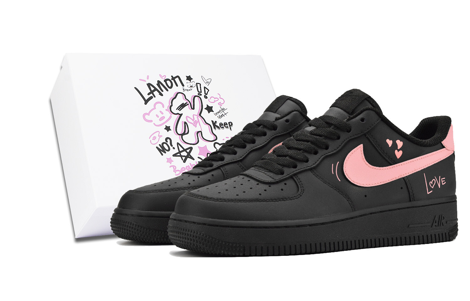 Кроссовки Nike Air Force 1 Skateboarding Shoes Unisex Low-top Black/Pink, черный/розовый
Кроссовки Nike Air Force 1 Skateboarding Shoes Unisex Low-top Black/Pink, черный/розовый