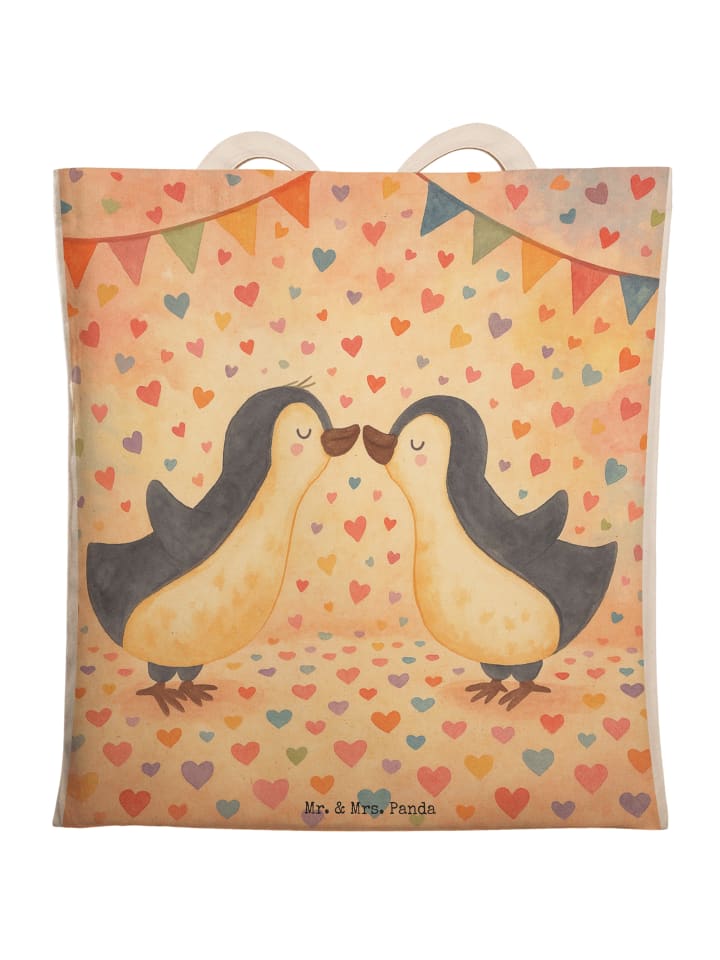 Сумка-шоппер с рисунком пингвина, без слогана, белого цвета Mr. & Mrs. Panda
Сумка-шоппер с рисунком пингвина, без слогана, белого цвета Mr. & Mrs. Panda