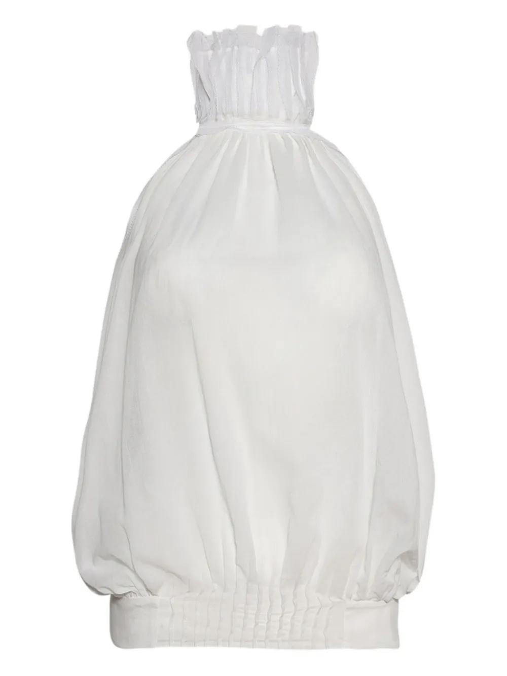 Топ с вырезом халтер Christopher Esber, белый
Топ с вырезом халтер Christopher Esber, белый