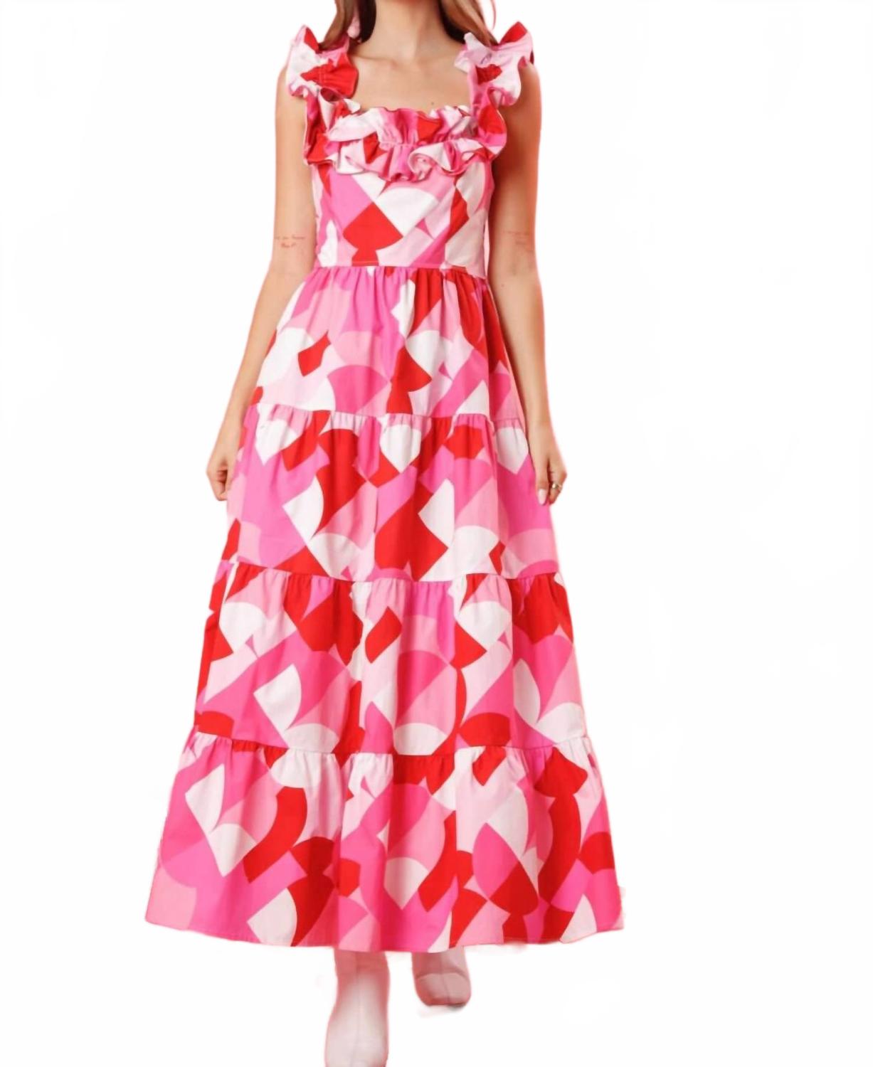 Платье Valentina Heart с принтом в виде сердец в розово-красных тонах Peach Love
Платье Valentina Heart с принтом в виде сердец в розово-красных тонах Peach Love