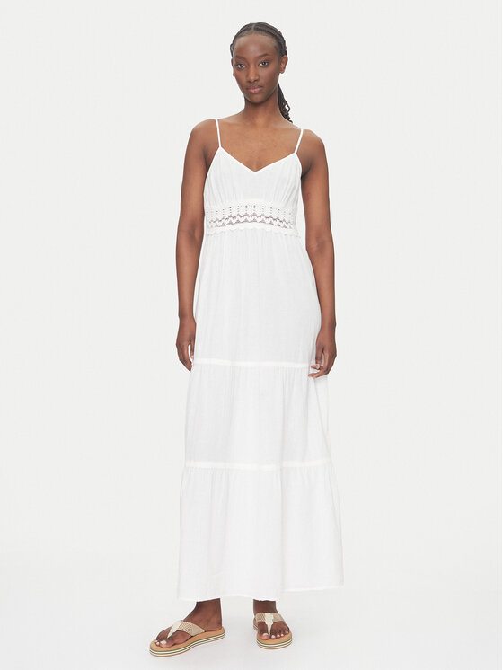 Летнее платье стандартный крой Quincy 10324588 Vero Moda, белый 
Летнее платье стандартный крой Quincy 10324588 Vero Moda, белый