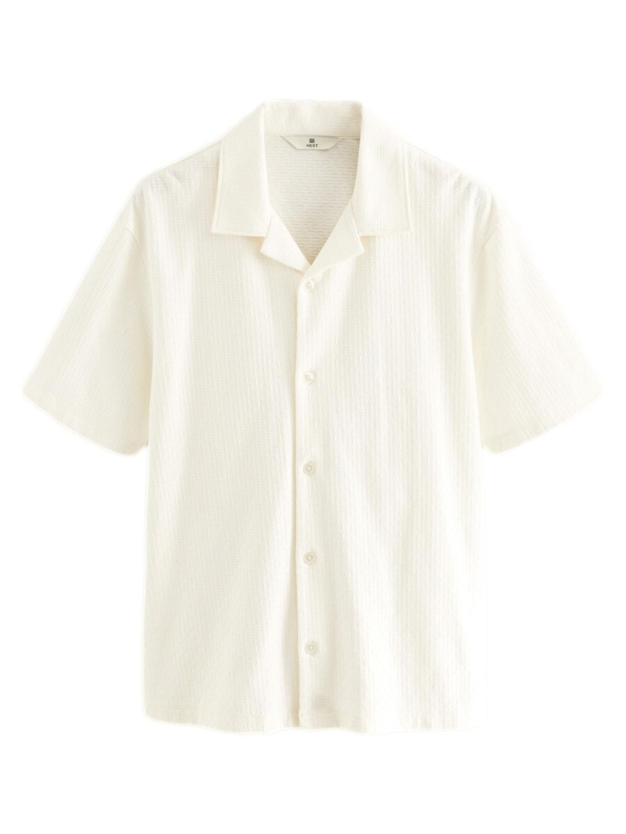 Рубашка обычного кроя на пуговицах Next, белый
Рубашка обычного кроя на пуговицах Next, белый