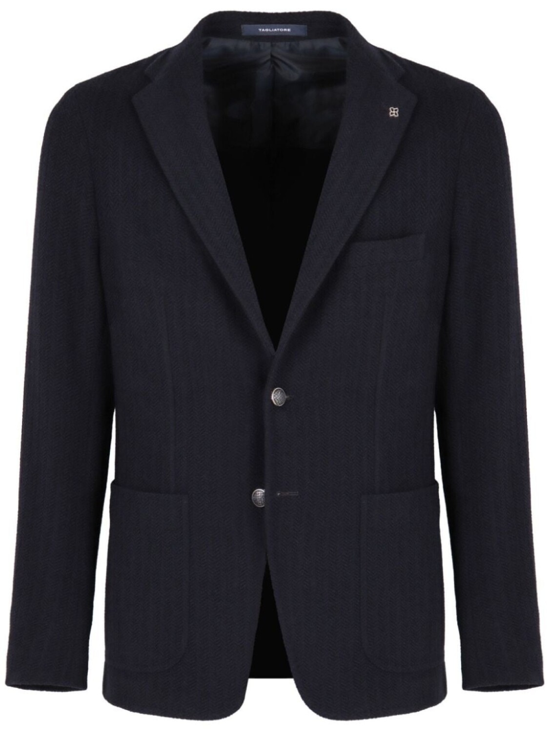 Блейзер Tagliatore с узором «елочка» на пуговицах, синий
Блейзер Tagliatore с узором «елочка» на пуговицах, синий