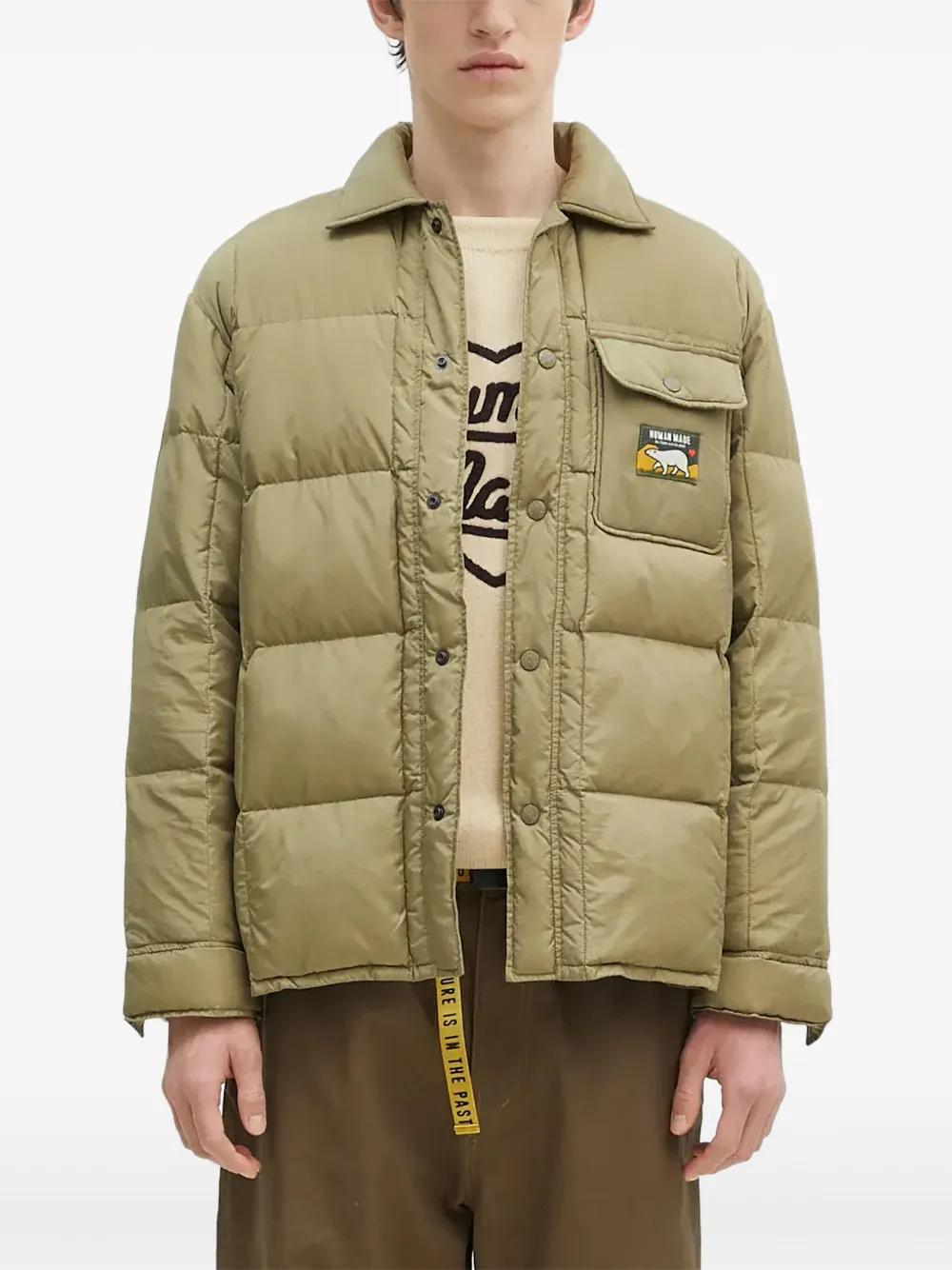 Свитер с логотипом Human Made, нейтральный
Свитер с логотипом Human Made, нейтральный