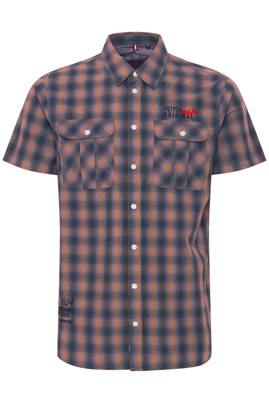 Рубашка узкого кроя на пуговицах Fq1924 SAMIR, синий/оранжевый
Рубашка узкого кроя на пуговицах Fq1924 SAMIR, синий/оранжевый