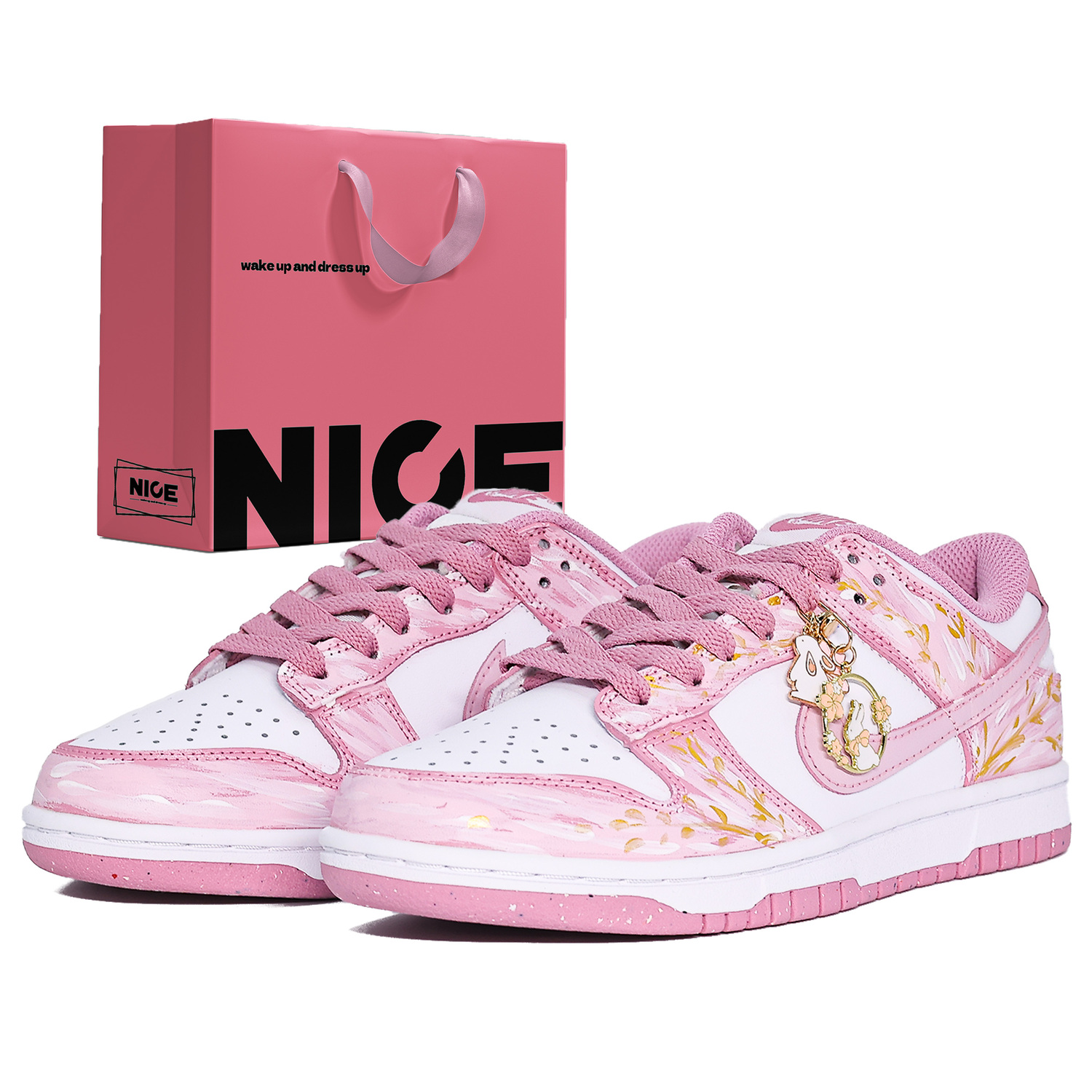 Dunk устойчивые к истиранию низкие кроссовки для скейтбординга unisex gold pink Nike, розовый
Dunk устойчивые к истиранию низкие кроссовки для скейтбординга unisex gold pink Nike, розовый