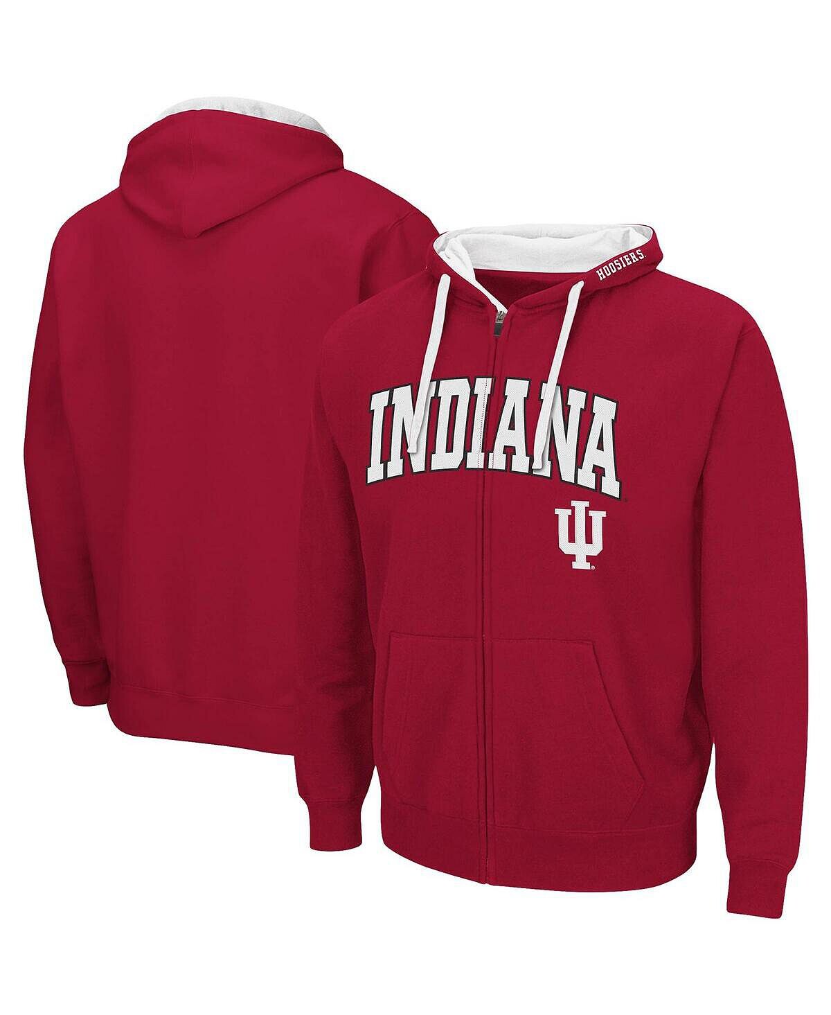 Мужская толстовка с капюшоном cardinal indiana hoosiers big and tall с молнией во всю длину Colosseum
Мужская толстовка с капюшоном cardinal indiana hoosiers big and tall с молнией во всю длину Colosseum