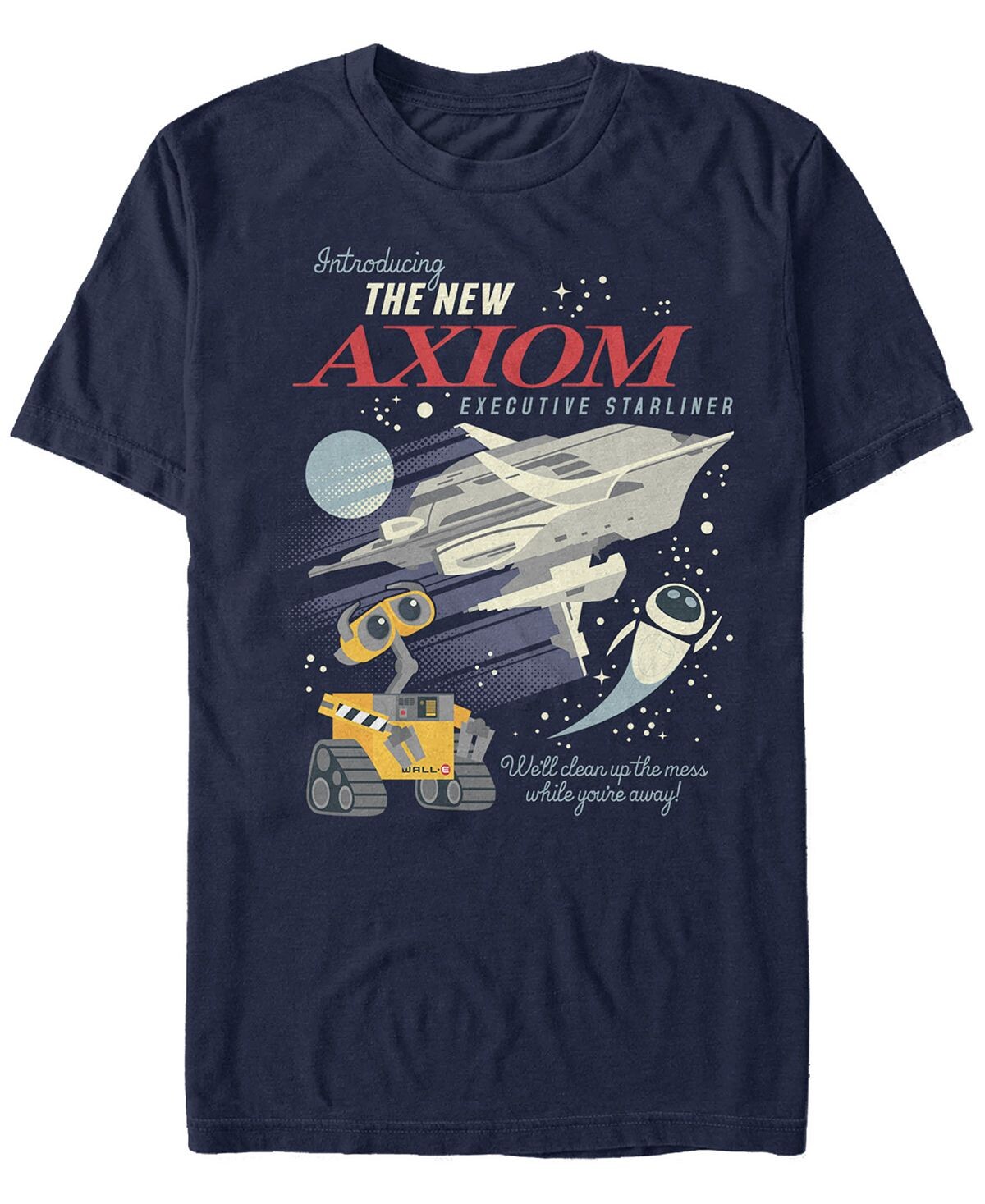 Мужская футболка с коротким рукавом disney pixar wall-e the new axiom Fifth Sun, синий
Мужская футболка с коротким рукавом disney pixar wall-e the new axiom Fifth Sun, синий