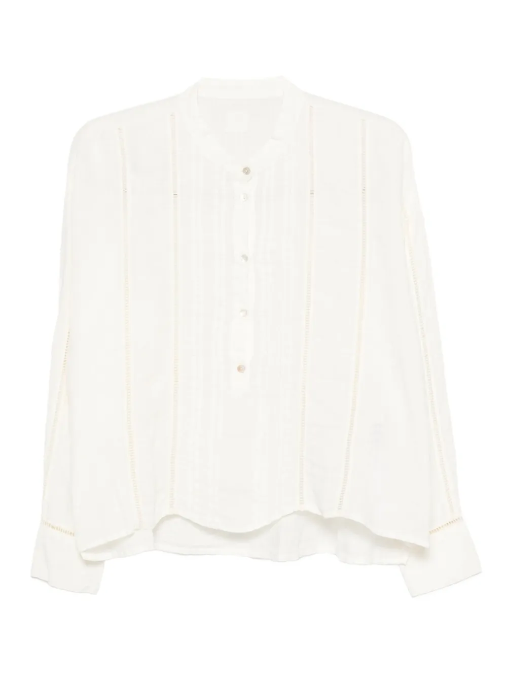 Льняной топ с плиссированными манжетами 120% Lino, нейтральный
Льняной топ с плиссированными манжетами 120% Lino, нейтральный