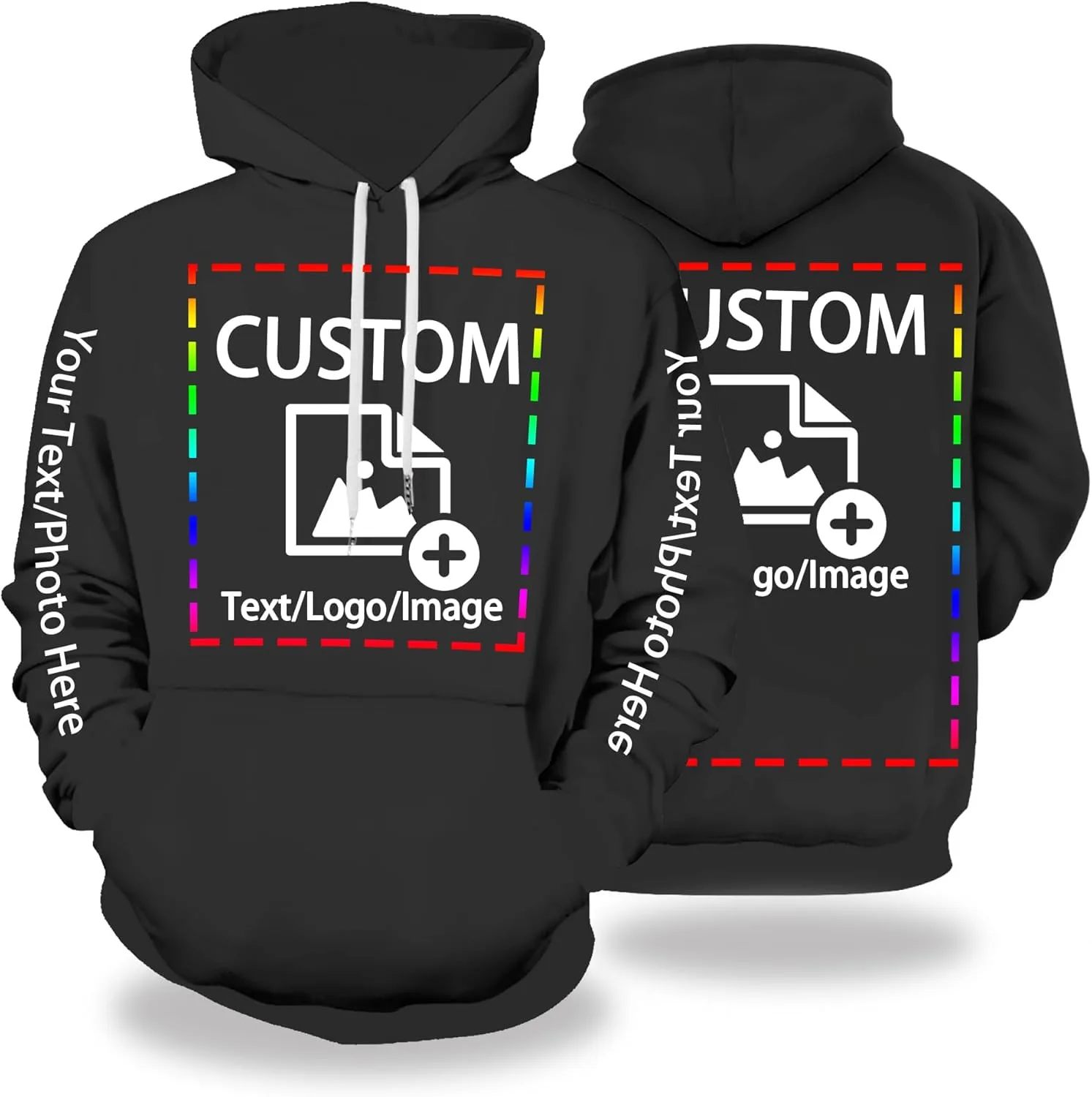 Персонализированный худи с фото, унисекс
Персонализированный худи с фото, унисекс