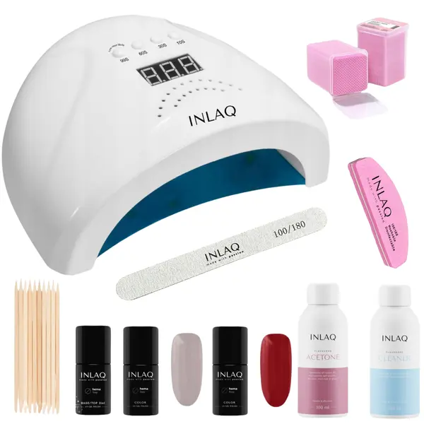 Стартовый набор для гибридного маникюра, 1 шт. Inlaq
Стартовый набор для гибридного маникюра, 1 шт. Inlaq