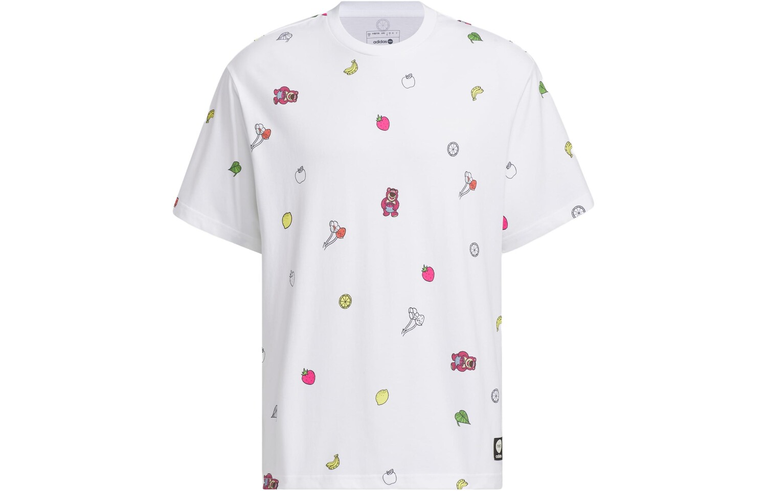 X Strawberry Bear Co-branded SS23 Футболка мужская белая Adidas Neo, белый
X Strawberry Bear Co-branded SS23 Футболка мужская белая Adidas Neo, белый