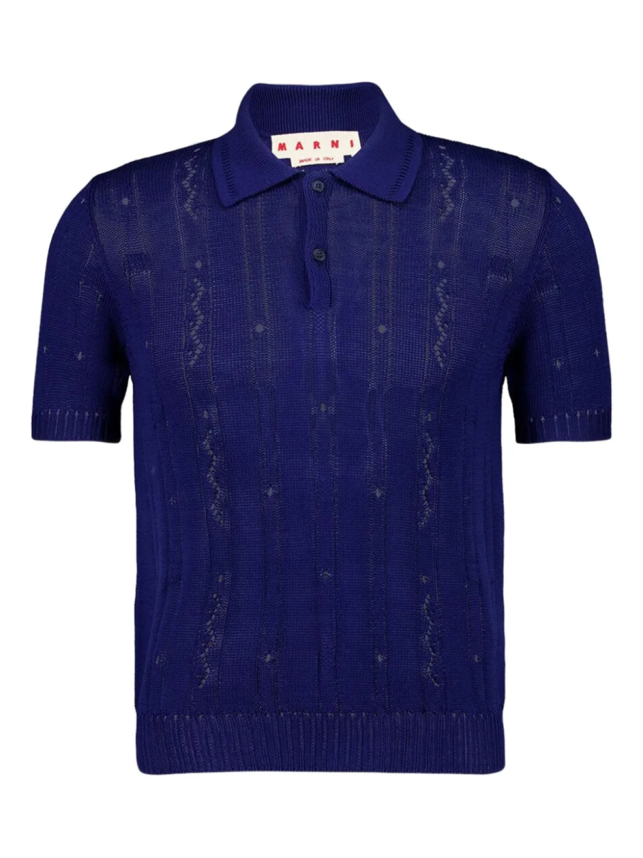 Рубашка-поло из хлопка Marni, синий
Рубашка-поло из хлопка Marni, синий