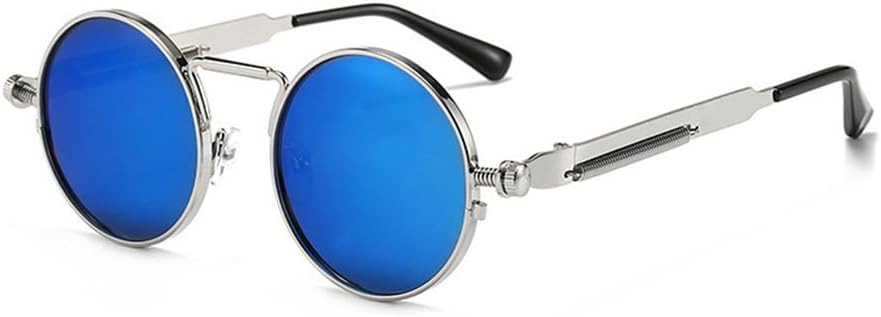 Солнцезащитные очки UV400 - Панк, металлические, круглые, конфетные цвета, для женщин и мужчин, для бега и занятий спортом на открытом воздухе UYPTK, Silver Blue Mirror
Солнцезащитные очки UV400 - Панк, металлические, круглые, конфетные цвета, для женщин и мужчин, для бега и занятий спортом на открытом воздухе UYPTK, Silver Blue Mirror