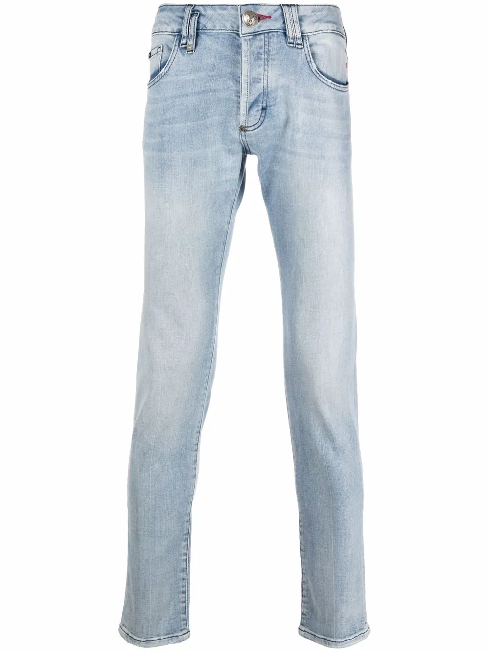 Джинсы скинни с логотипом Philipp Plein, синий 
Джинсы скинни с логотипом Philipp Plein, синий