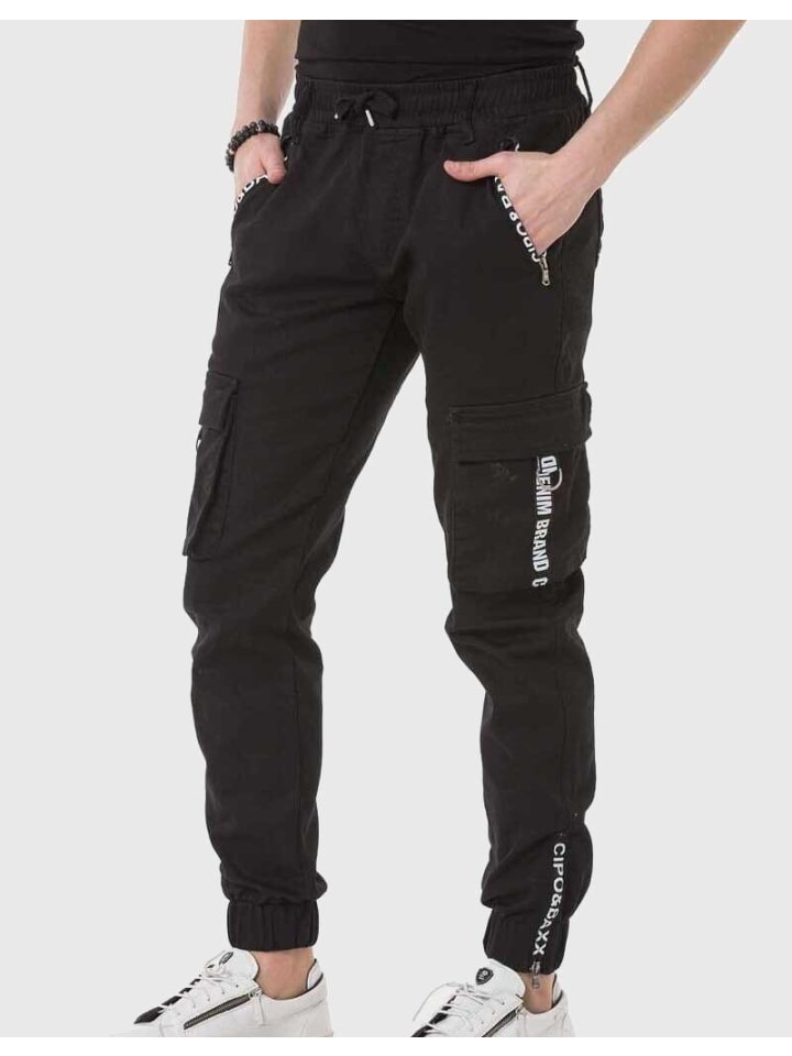Тканевые брюки Cipo & Baxx, черный
Тканевые брюки Cipo & Baxx, черный