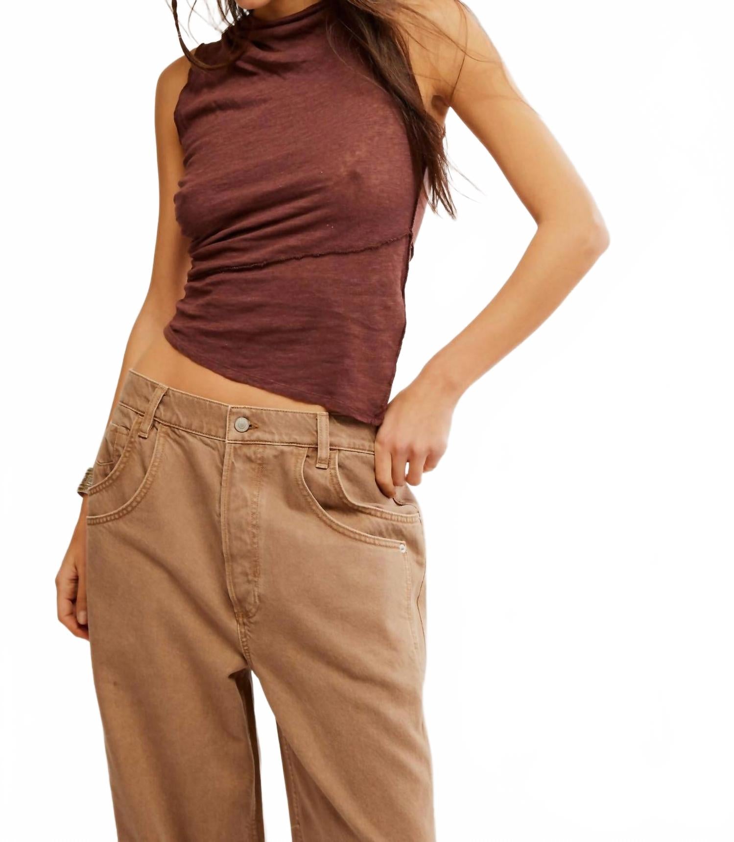 Топ-майка Fall For Me в цвете мокко Free People, мокко
Топ-майка Fall For Me в цвете мокко Free People, мокко