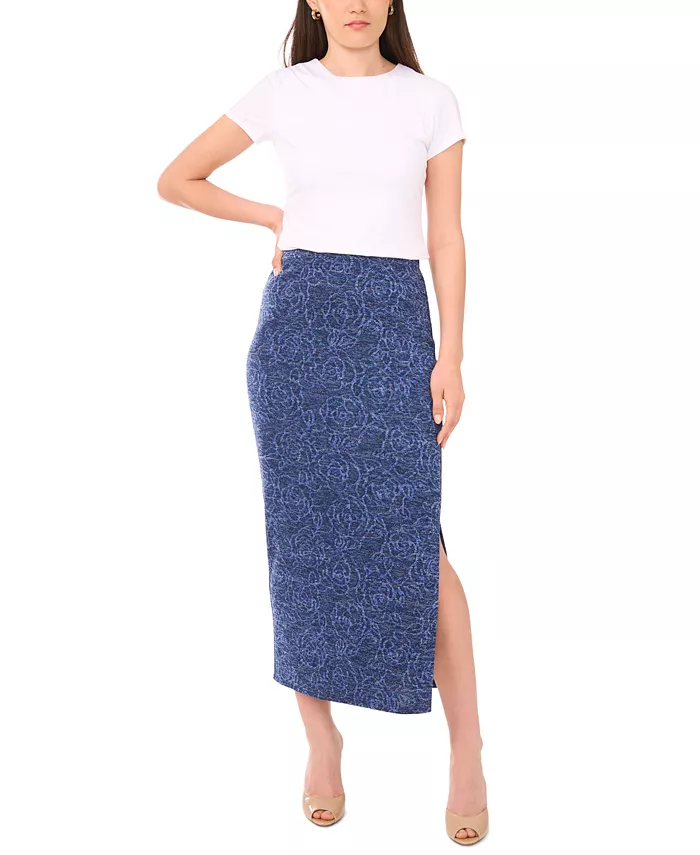 Женская трикотажная юбка с боковыми разрезами Vince Camuto, синий
Женская трикотажная юбка с боковыми разрезами Vince Camuto, синий