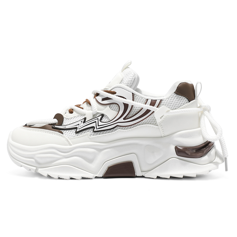 PNKE Абразивостойкие дышащие низкие повседневные туфли для мужчин с эффектом увеличения роста бело-коричневые, цвет White Brown
PNKE Абразивостойкие дышащие низкие повседневные туфли для мужчин с эффектом увеличения роста бело-коричневые, цвет White Brown