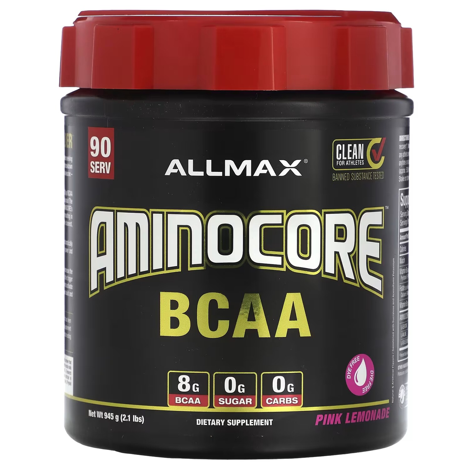 Добавка AllMax AminoCore BCAA розовый лимонад, 945 г
Добавка AllMax AminoCore BCAA розовый лимонад, 945 г