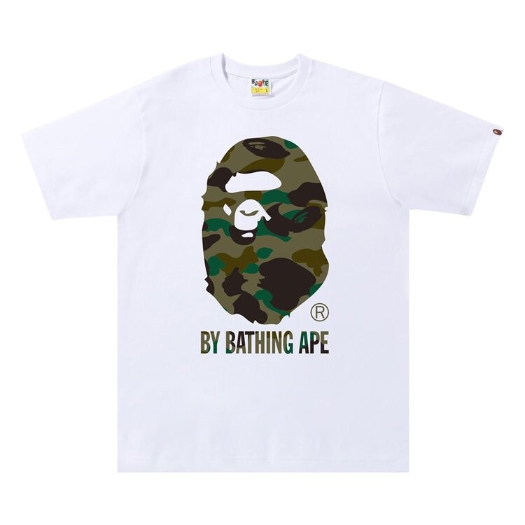 Футболка BAPE 1st Camo Side Big Ape Head Tee 'White/Green', белый
Футболка BAPE 1st Camo Side Big Ape Head Tee 'White/Green', белый