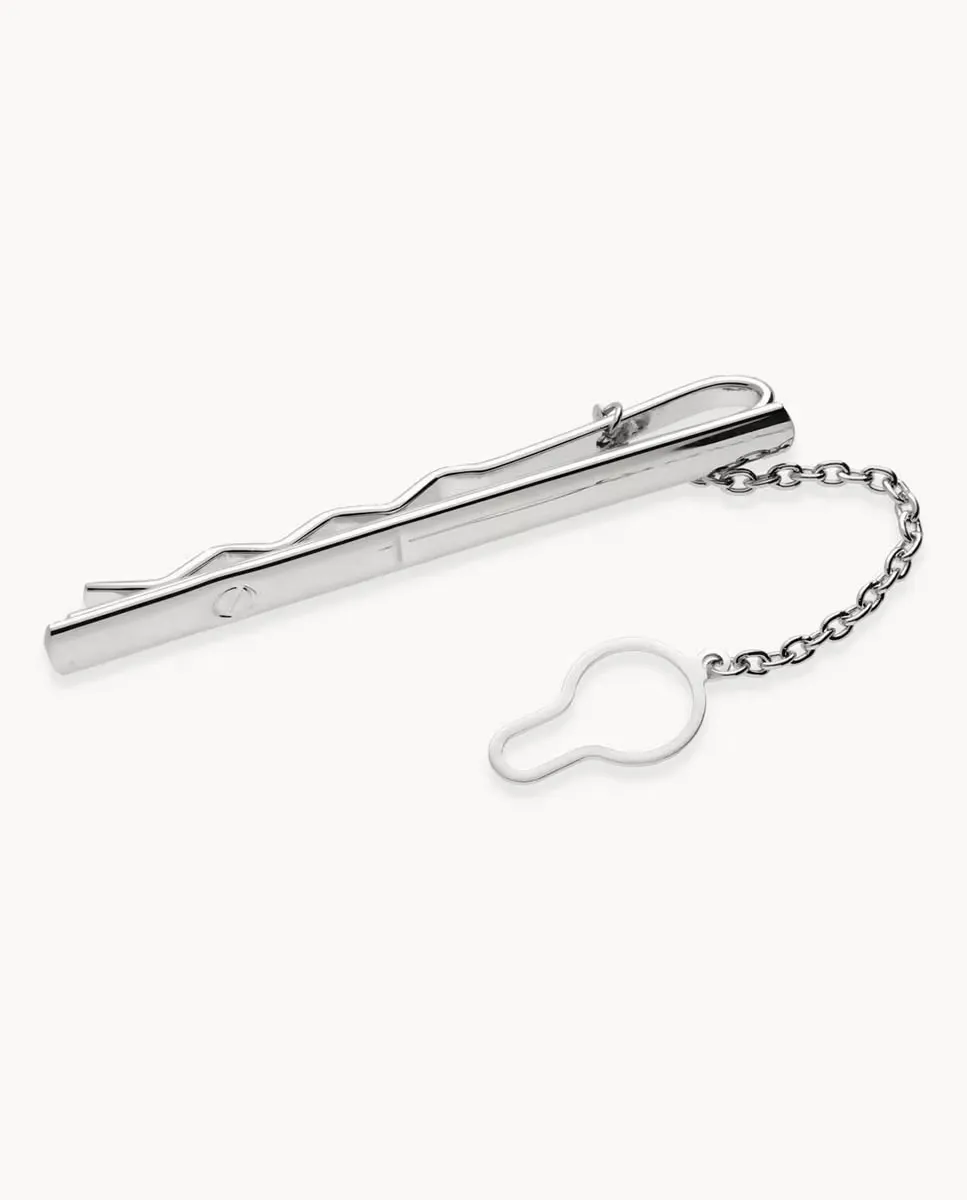 Мужской металлический галстук с родиевым покрытием OKsilver, серебрянный
Мужской металлический галстук с родиевым покрытием OKsilver, серебрянный