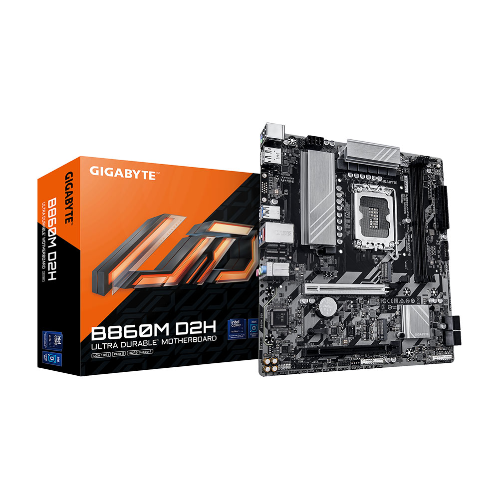Материнская плата Gigabyte B860M Ultra Durable D2H, LGA1851, DDR5
Материнская плата Gigabyte B860M Ultra Durable D2H, LGA1851, DDR5