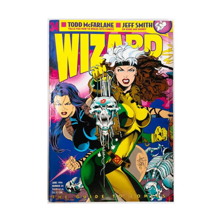 Журнал #34 "Todd McFarlane, Jeff Smith, X-Men", Wizard Magazine
Журнал #34 "Todd McFarlane, Jeff Smith, X-Men", Wizard Magazine