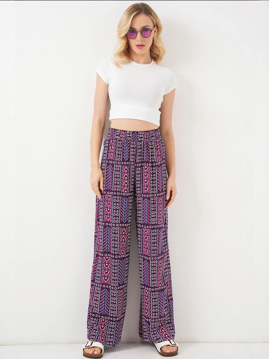 Широкие брюки Bigdart, баклажановый
Широкие брюки Bigdart, баклажановый