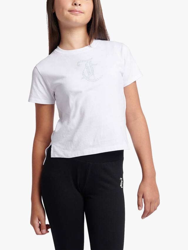 Детская тонированная футболка с диманте Juicy Couture, Bright White
Детская тонированная футболка с диманте Juicy Couture, Bright White