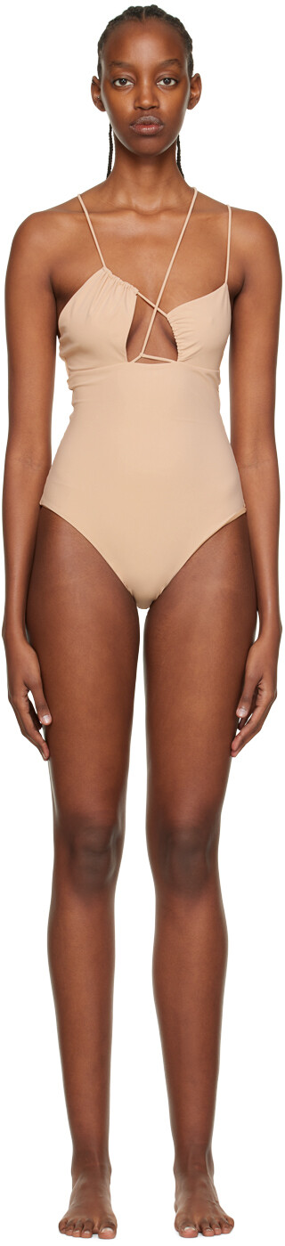 Эксклюзивный бежевый комбинезон с ремешками SSENSE Nensi Dojaka
Эксклюзивный бежевый комбинезон с ремешками SSENSE Nensi Dojaka