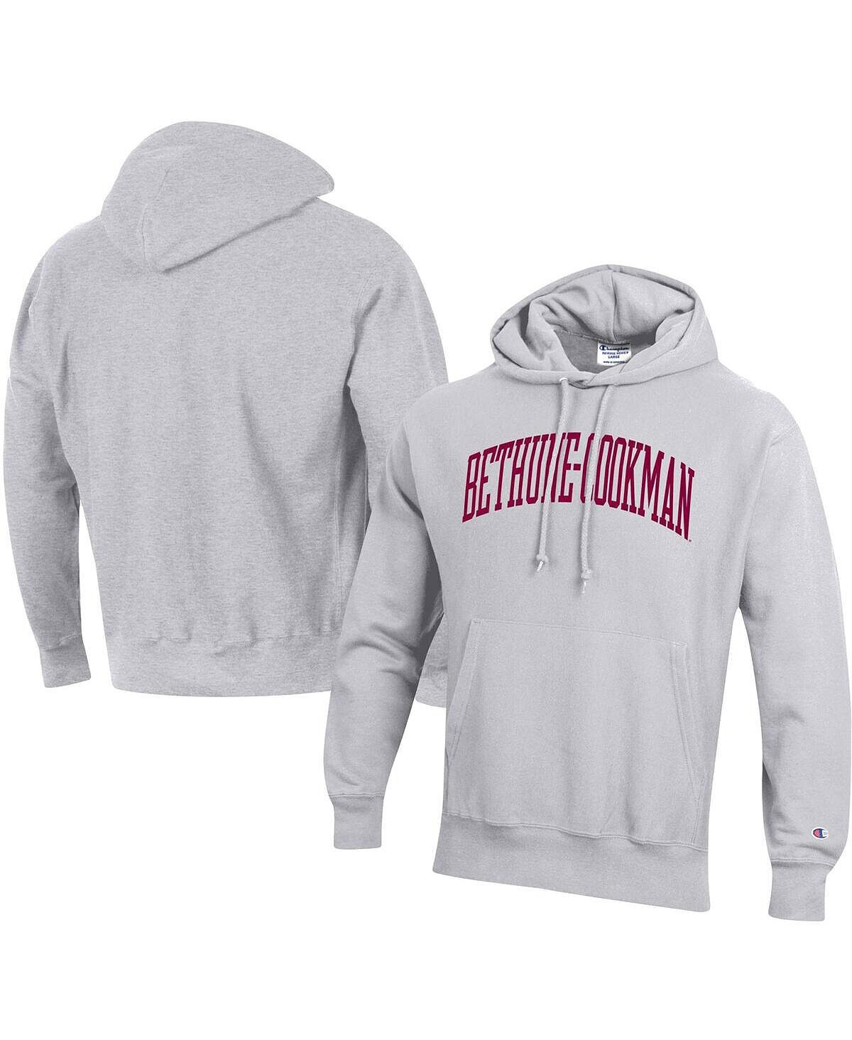 Мужская серая толстовка с капюшоном bethune-cookman wildcats tall arch pullover Champion, серый
Мужская серая толстовка с капюшоном bethune-cookman wildcats tall arch pullover Champion, серый