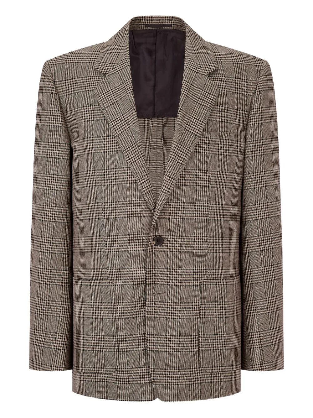 Клетчатый блейзер с одной пуговицей Man On The Boon., коричневый
Клетчатый блейзер с одной пуговицей Man On The Boon., коричневый